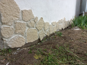 Photo de galerie - Pose de pierres de parement