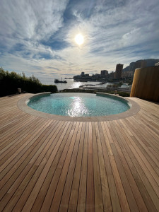 Photo de galerie - Pose de terrasse en bois exotique 