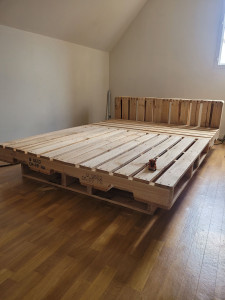 Photo de galerie - Sommier en palette 