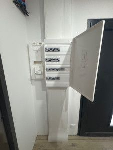 Photo de galerie - Installation complète en électricité avec création du tableau électrique 