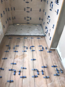Photo de galerie - Carrelage, salle de bains