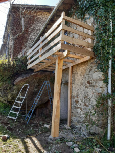 Photo de galerie - Balcon bois 