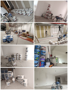 Photo de galerie - ? Travaux de peinture mécanisés – Application Airless
Chantiers réalisés avec matériel professionnel pour un rendu uniforme et rapide.
Idéal pour projets de rénovation ou locaux neufs.
? Disponible pour vos chantiers pro ou particuliers.
