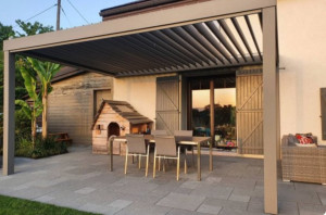 Photo de galerie - Pergola bioclimatique 