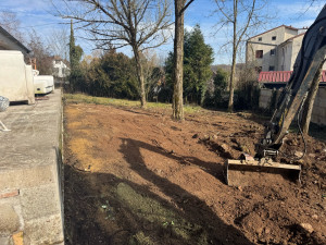 Photo de galerie - Reprise d’un terrain non à niveaux 