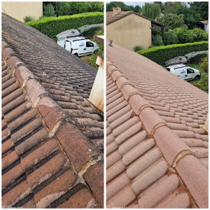 Photo de galerie - Nettoyage et traitement d'une couverture 