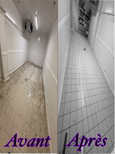 Photo de galerie - Petit ménage dans une chambre froide industriel 