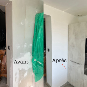 Photo de galerie - Rénovation ratissage et peinture 