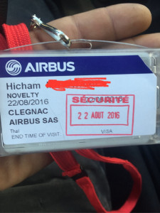 Photo de galerie - Chez air bus à Toulouse en serrurier soudeur 