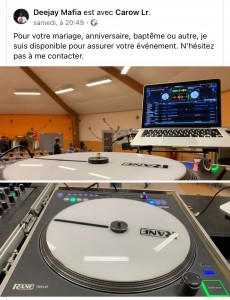 Photo réalisation - DJ - Disc Jockey - Nadege S. - Creil (Jean Biondi) : Deejay mafia pour animer toute vos soirée ,je suis associé à ce deejay me contacter si besoin