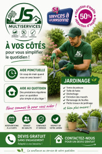 Photo de galerie - Nouvelle prestation. Une aide pontuel 