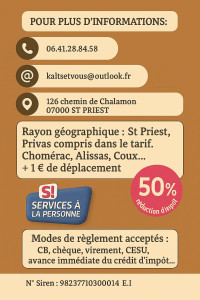 Photo de galerie - Voici nos coordonnées et notre rayon géographique 