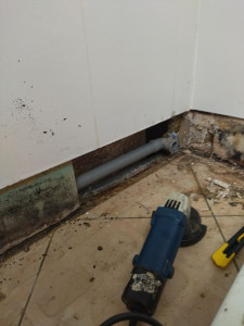 Photo de galerie - Rebouchage placo pour douche 