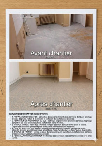 Photo de galerie - Démolition débarras nettoyage complet ragreage complet 