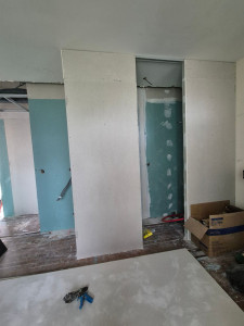 Photo de galerie - Creation SDB placo/ carrelage/ plomberie 