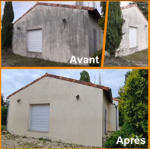 Photo de galerie - Nettoyage de façade.
 