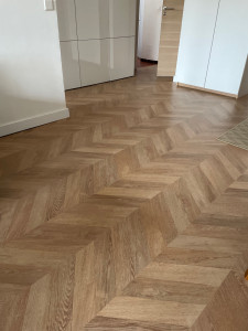 Photo de galerie - Pose de parquet - Revêtement de sol