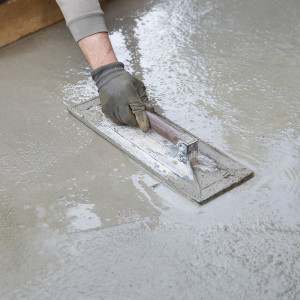 Photo de galerie - Chape lissée pour garage