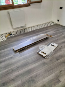 Photo de galerie - Pose de parquet