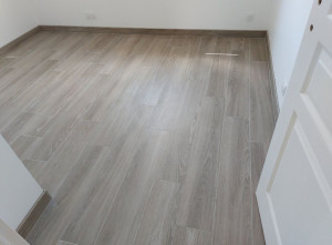 Photo de galerie - Pose d'un Parquet + Pleintes 