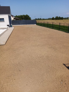 Photo de galerie - égalisation du terrain.