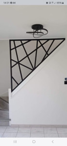 Photo de galerie - Création d'une claustra dans monté escalier. 
