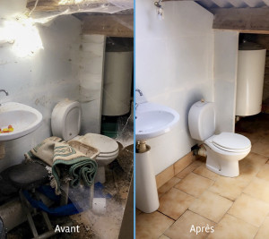 Photo de galerie - Ménage de toilette après nettoyage 