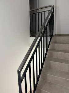 Photo de galerie - Rampant et garde corps pour escalier 
