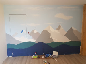 Photo de galerie - Peinture - Tapisserie