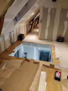 Photo de galerie - Renovation complète corp de ferme
Création du ouverture pour filet d'habitation. 