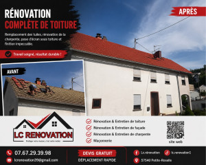 Photo de galerie - Changement complet d’une toiture