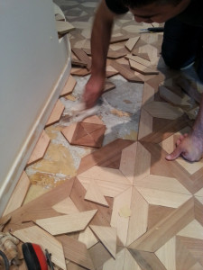 Photo de galerie - Pose de parquet - Revêtement de sol