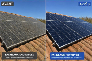 Photo de galerie - Nettoyage de panneau 