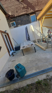 Photo de galerie - Avant creation de pergolas