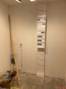 Photo de galerie - Réalisation de l'électricité pour une habitation de 100 m2 livrée en triphasée.