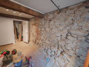 Photo de galerie - Rénovation mur en pierre 