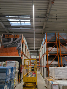 Photo de galerie - Rénovation éclairage magasin 