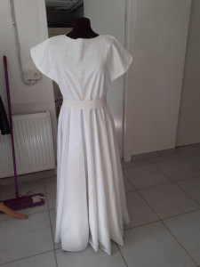 Photo de galerie - Robe longue en satin