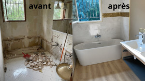 Photo de galerie - Rénovation salle de bain 