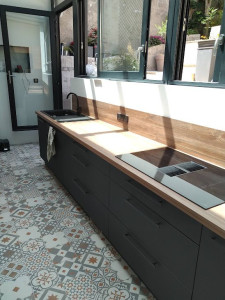 Photo de galerie - Pose carrelage et cuisine