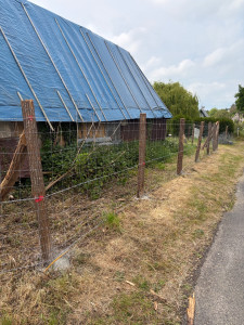 Photo de galerie - Remise en état d’une clôture à neuf