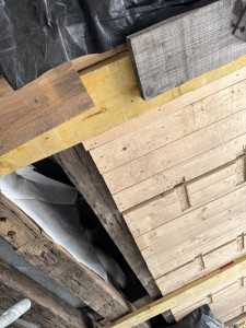 Photo de galerie - J’ai bricolé sur un toit pour refaire le plomb 
