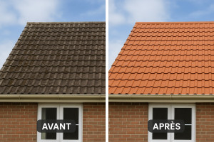 Photo de galerie - ?✨ Cette méthode douce permet d’éliminer efficacement les mousses, lichens et salissures, tout en préservant l’intégrité de la toiture. Un toit propre, protégé et qui retrouve tout son éclat, sans l’agresser !