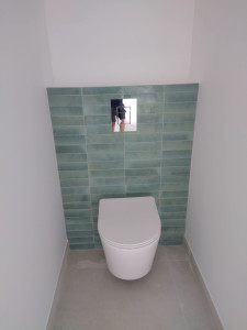 Photo de galerie - Wc suspendu + carrelage 
Lacanau