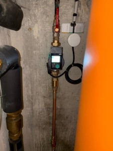 Photo de galerie - Pose d’un circulateur sur un réseau d’eau potable 