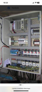 Photo de galerie - Câblage d’armoire électrique 