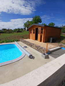 Photo de galerie - Création d une piscine Waterair avec tous ses aménagements.! 