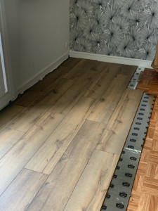 Photo de galerie - Pose de parquet