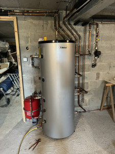 Photo de galerie - Installation de pompe à chaleur 