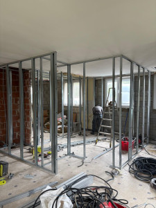 Photo de galerie - Raillage pour placo 